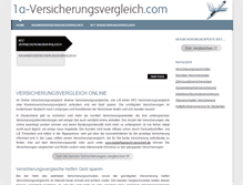 Tablet Screenshot of 1a-versicherungsvergleich.com